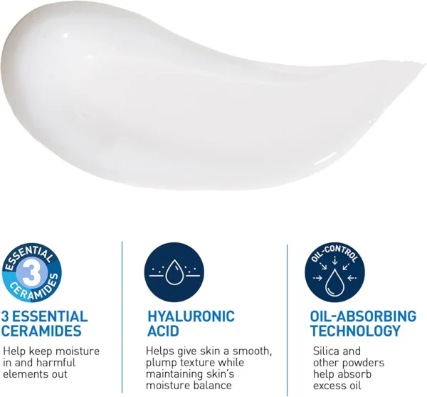 CeraVe Oil Control Moisturizing Gel Cream for Oily Skin - Image 2