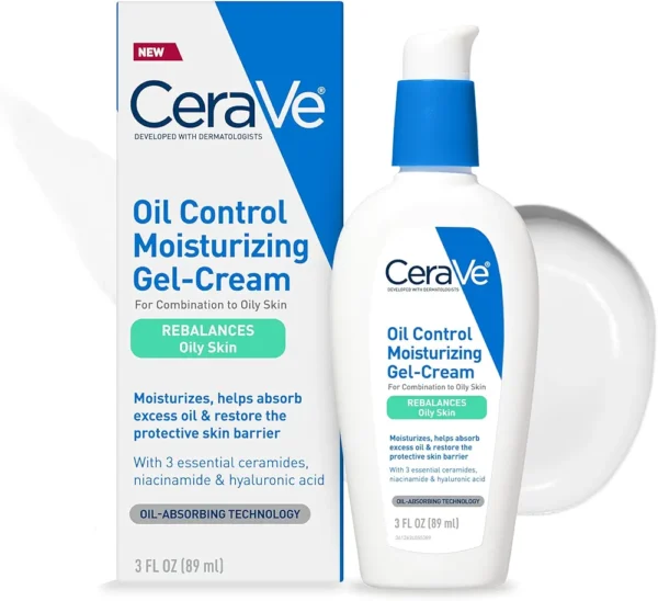CeraVe Oil Control Moisturizing Gel Cream for Oily Skin
